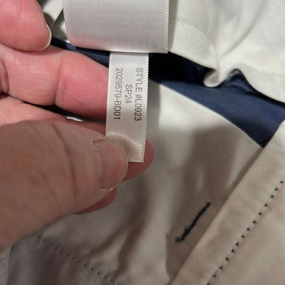 j. Crew Factory lo923 Blue 7" Flex Chino Short For Men NWT size 32 - Picture 10 of 10